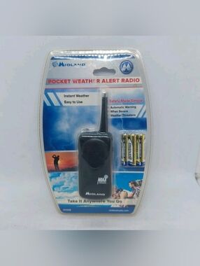 Midland Pocket Weather Alert Radio Model HH50B NEW Sealed